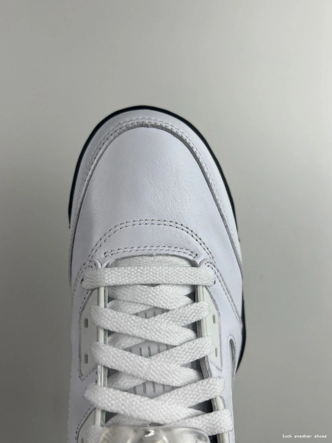 Reps LUCY 5 AIR DD0587-110 'WHITE JORDAN RETRO BLACK' 0807